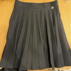 pom ponette ポンポネット プリーツスカート 黒