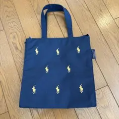 POLO RALPH LAUREN ポロラルフローレン トートバッグネイビー