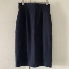 GREEN LABEL RELAXING ネイビー タイトスカート