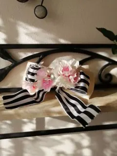 ラッピング付き♡桜いっぱいのバレッタ 髪飾り 入学式 卒業式