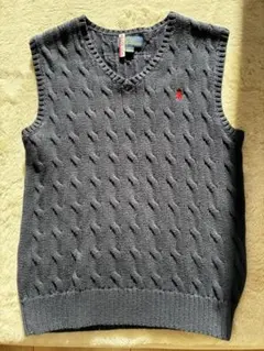 【クリーニング済み】PoloRalph Laurenキッズ　ニット ベスト