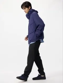 【美品】UNIQLO EZYジーンズ ストレッチ デニムパンツ　M