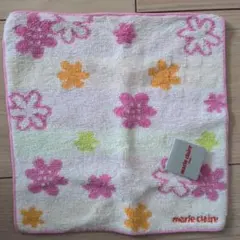 marie claire タオルハンカチ 花柄 ピンクのサムネイル