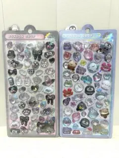 【正規品】　ボンボンドロップシール　ぷかぷかボンボン　しろくろボンボン