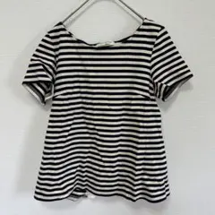 デビュードフィオレ　レッセパッセ　ボーダー 半袖Tシャツ　M 38のサムネイル