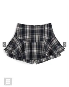 チェック柄フリルスカートパンツ［ks006a］GRL