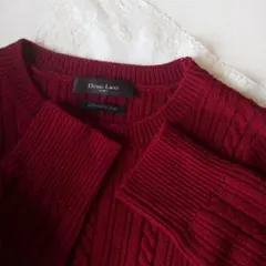 デミルクスビームス イタリア製ウール100% ケーブルニット セーター