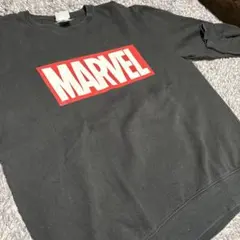 MARVEL ロゴプリント スウェット ブラックのサムネイル