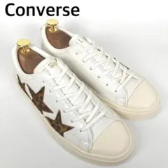 コンバース　オールスター クップ トリオスター　レザーハラコローカットスニーカー