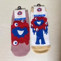 EXPO2025 ミャクミャク　靴下　ソックス　2足セット　レディース　②