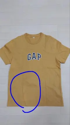 （65）GAP マスタードカラー Tシャツ