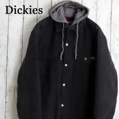 Dickies ディッキーズ パーカーレイヤードデザイン ダック地 ワークシャツ