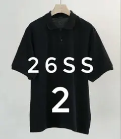 新品未使用　コモリ comoli 鹿の子 半袖ポロシャツ 2 26ssのサムネイル