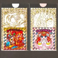 さん家祭り【新品】六帝と式神（金箔銀箔）6枚シールセット台紙封筒付き 自作シール さん家祭り【新品】六帝と式神（金箔銀箔）6枚シールセット台紙
