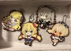 hololive ホロライブ　ラバーマスコット4個　不知火フレアちゃんなど