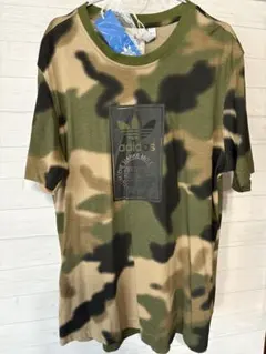 ★新品【adidas】アディダス　迷彩　カモフラ柄Tシャツ