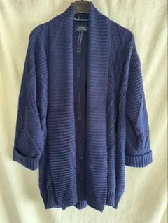 ポロラルフローレン　ケーブル　ニット　ロングカーディガン