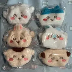 【ちいかわ】 ふわふわミニキャラメルポーチ　6種コンプリートセット
