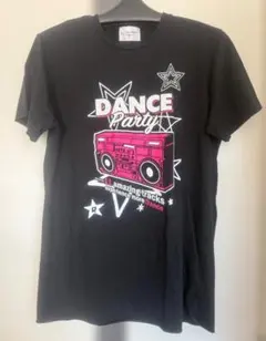charites Tシャツ DANCE PARTY ブラック