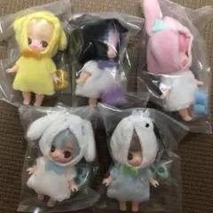 ぷちリカちゃん　サンリオ　5種セット　セミコンプ品