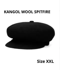 KANGOL ウール キャスケット XXLサイズ 黒