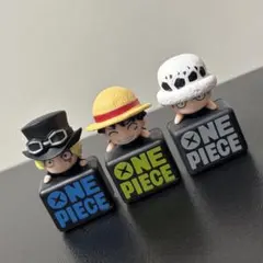 【3体セット】ONE PIECE ダブルジャックマスコット フィギュア ガチャのサムネイル