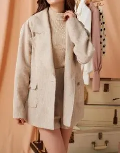 美品　Darich　セットアップ　ミックスカラージャケット　ショートパンツ　F★のサムネイル