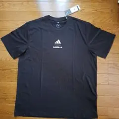 新品タグ付き！アディダス　レズミルズ半袖シャツ！バックがオシャレ！XL！