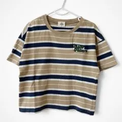 MY LITTLE WONDER バースデイ　半袖ボーダーTシャツ　110cm