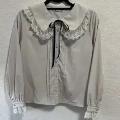 axes femme POETIQUE レース襟 リボン ブラウス 量産型 Mのサムネイル
