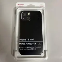 iphone13mini ドコモ純正　タフハイブリッドケース　ブラックのサムネイル