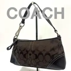 COACH コーチ ワンショルダー ポーチ ブラウン10239