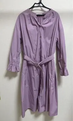 チャオパニック　ワンピース　羽織り　カーディガン　コート　藤色