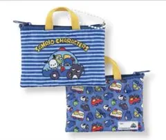 サンリオ　レトロレッスンバッグミニキーホルダー　サンリオキャラクターズ