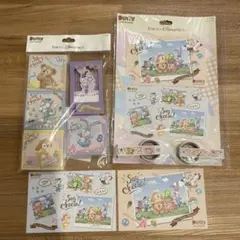ダッフィー&フレンズ　メモ帳5冊　マスキングテープ2つ　ポストカード4枚　セット