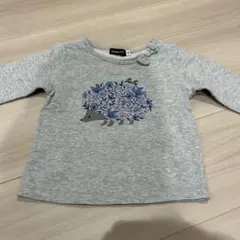 bebe グレー ハリネズミ 長袖 80〜90サイズ