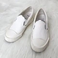 MONCLER GLISSIERE TRI スリッポン スニーカー ホワイトのサムネイル