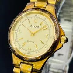 BULOVA ブローバ 9063-5020 クォーツ腕時計 不動品R8YC358のサムネイル
