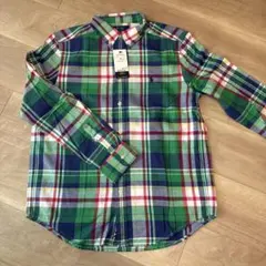 【新品】ラルフローレン　マドラスチェックシャツ Lサイズ 新品タグ付き