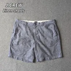 J.CREW リネンショーツ リネン ショートパンツ 36 XL 古着のサムネイル