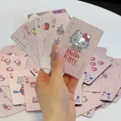Kitty トランプ ピンク 可愛い キラキラデザイン - メルカリ