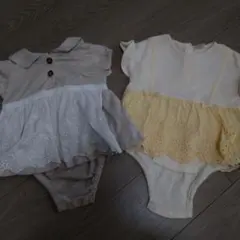 ベビー用ロンパース2点セット