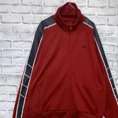 プーマ　ジャージ　トラックジャケット　レッド　L 0819