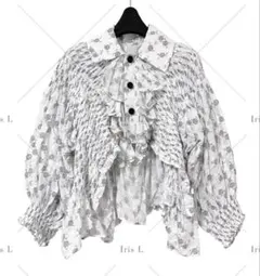 25SS　tao フリル付きオーバーサイズジャケット 25SS tao フリル付きオーバーサイズジャケット - メルカリ