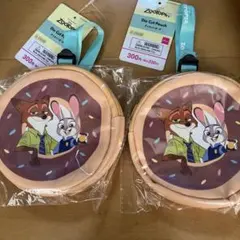 【新商品】ダイソー ディズニー 映画 ズートピア ダイカットポーチ 2個セット