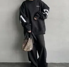 ルーカ　FAKE RVCA バックロゴクルーネックスウェット「上部のみ」