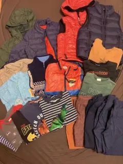 キッズ服セット（多様な色とスタイル）130 140 21点