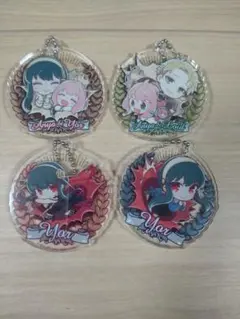 スパイファミリー　ぶちマス　アクキー4種セット
