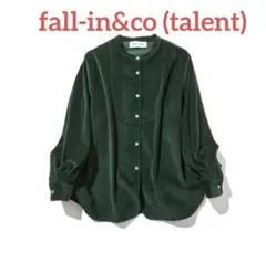 fall-in&co(talent)  コーデュロイシャツ 濃緑