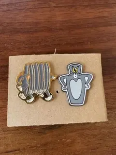 トムとジェリー ピンズ2個セット ピンバッジ オフィシャル物